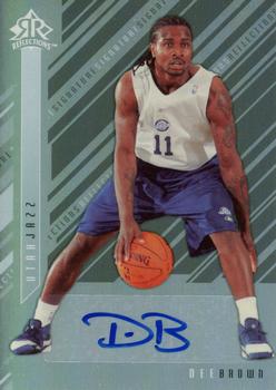 2006-07 Upper Deck Reflections - Signature Reflections Silver #SR-DB Dee Brown Front