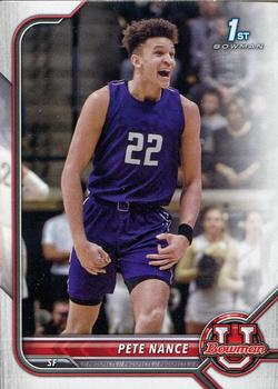 2021-22 Bowman University #34 Pete Nance Front