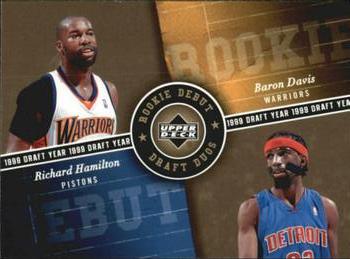 2006-07 Upper Deck Rookie Debut - Draft Duos #DD-DH Baron Davis / Richard Hamilton Front