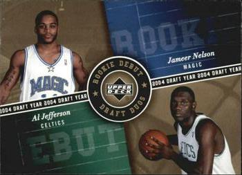 2006-07 Upper Deck Rookie Debut - Draft Duos #DD-NJ Jameer Nelson / Al Jefferson Front