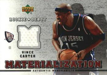 2006-07 Upper Deck Rookie Debut - Materialization #MT-VC Vince Carter Front