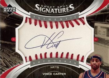 2006-07 Upper Deck Sweet Shot - Sweet Spot Signatures #SSS-VC Vince Carter Front