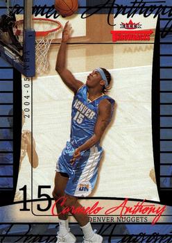 2004-05 Fleer Throwbacks #55 Carmelo Anthony Front