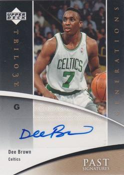 2006-07 Upper Deck Trilogy - Generations Past Signatures #PS-DB Dee Brown Front