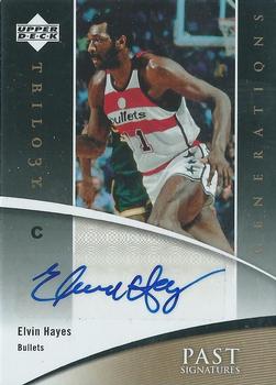 2006-07 Upper Deck Trilogy - Generations Past Signatures #PS-EH Elvin Hayes Front