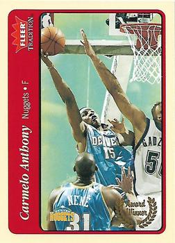 2004-05 Fleer Tradition #219 Carmelo Anthony Front