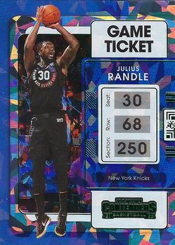 2021-22 Panini Contenders - Game Ticket Green Ice #75 Julius Randle Front