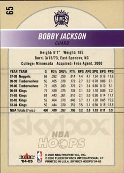 2004-05 Hoops #65 Bobby Jackson Back