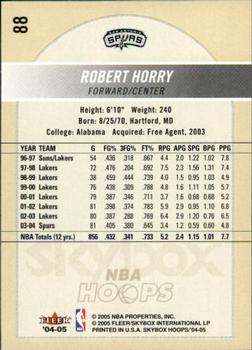 2004-05 Hoops #88 Robert Horry Back