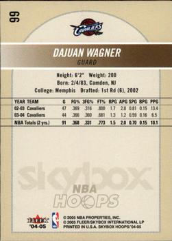 2004-05 Hoops #99 Dajuan Wagner Back