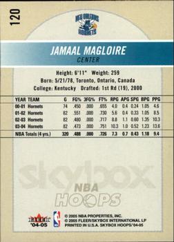 2004-05 Hoops #120 Jamaal Magloire Back