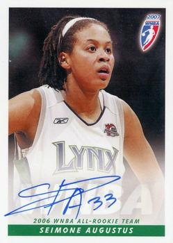 2007 Rittenhouse WNBA - Autographs #NNO Seimone Augustus Front
