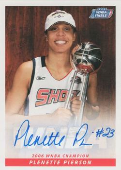 2007 Rittenhouse WNBA - Autographs #NNO Plenette Pierson Front