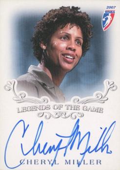 2007 Rittenhouse WNBA - Autographs #NNO Cheryl Miller Front