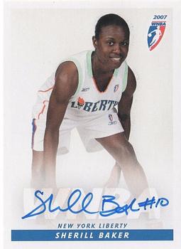 2007 Rittenhouse WNBA - Autographs #NNO Sherill Baker Front