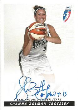 2007 Rittenhouse WNBA - Autographs #NNO Shanna Zolman Crossley Front