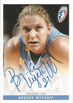2007 Rittenhouse WNBA - Autographs #NNO Brooke Wyckoff Front