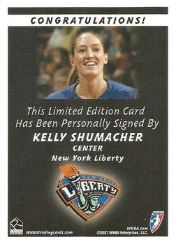 2007 Rittenhouse WNBA - Autographs #NNO Kelly Schumacher Back