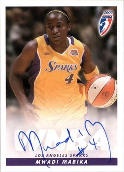 2007 Rittenhouse WNBA - Autographs #NNO Mwadi Mabika Front