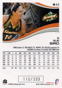 2007 Rittenhouse WNBA - Parallel #P55 Sue Bird Back