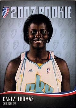 2007 Rittenhouse WNBA - Rookies #RC10 Carla Thomas Front