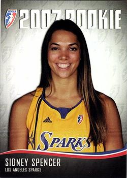 2007 Rittenhouse WNBA - Rookies #RC20 Sidney Spencer Front