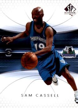 2004-05 SP Authentic #51 Sam Cassell Front
