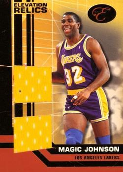 2007-08 Bowman Elevation - Relics Dual Red #EDR-MJ Magic Johnson Front