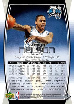 2004-05 SP Game Used #101 Jameer Nelson Back