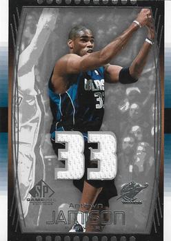 2004-05 SP Game Used #64 Antawn Jamison Front