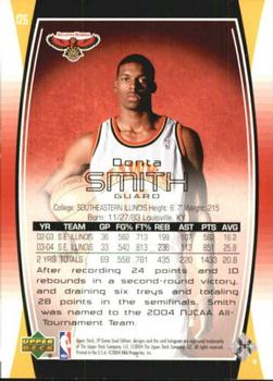 2004-05 SP Game Used #126 Donta Smith Back