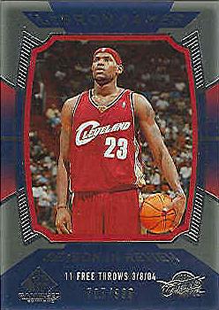 2004-05 SP Game Used #134 LeBron James Front