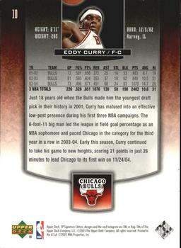 2004-05 SP Signature Edition #10 Eddy Curry Back