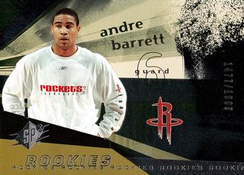 2004-05 SPx #100 Andre Barrett Front