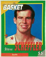 1995 French Sports Action Basket - Face 2 Face Seattle SuperSonics #NNO Steve Scheffler Front