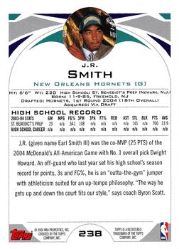 2004-05 Topps #238 J.R. Smith Back