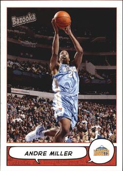 2004-05 Bazooka #23 Andre Miller Front