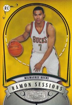 2007-08 Bowman Sterling - Refractors Gold #RS Ramon Sessions Front