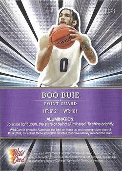 2021-22 Wild Card Alumination #ABC-8 Boo Buie Back