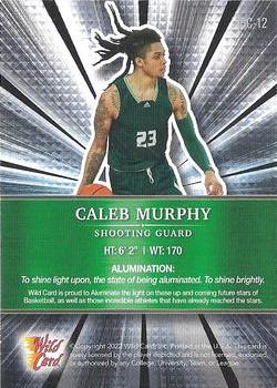 2021-22 Wild Card Alumination #ABC-12 Caleb Murphy Back