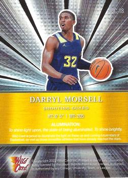 2021-22 Wild Card Alumination #ABC-18 Darryl Morsell Back