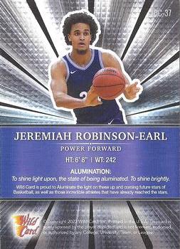 2021-22 Wild Card Alumination #ABC-37 Jeremiah Robinson-Earl Back