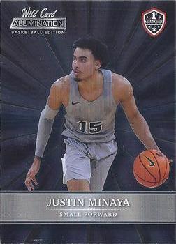 2021-22 Wild Card Alumination #ABC-46 Justin Minaya Front