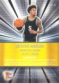 2021-22 Wild Card Alumination #ABC-47 Justin Moore Back