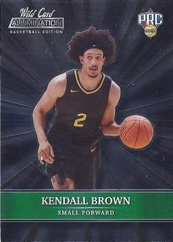 2021-22 Wild Card Alumination #ABC-49 Kendall Brown Front