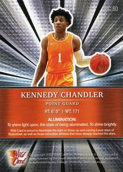 2021-22 Wild Card Alumination #ABC-50 Kennedy Chandler Back