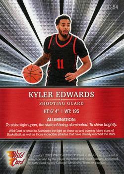 2021-22 Wild Card Alumination #ABC-54 Kyler Edwards Back