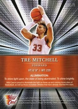 2021-22 Wild Card Alumination #ABC-71 Tre Mitchell Back