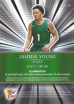2021-22 Wild Card Alumination #ABC-79 Jahmir Young Back