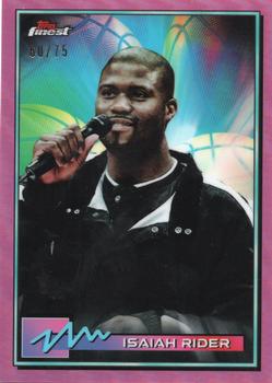 2021 Topps Finest - Pink #26 Isaiah Rider Front